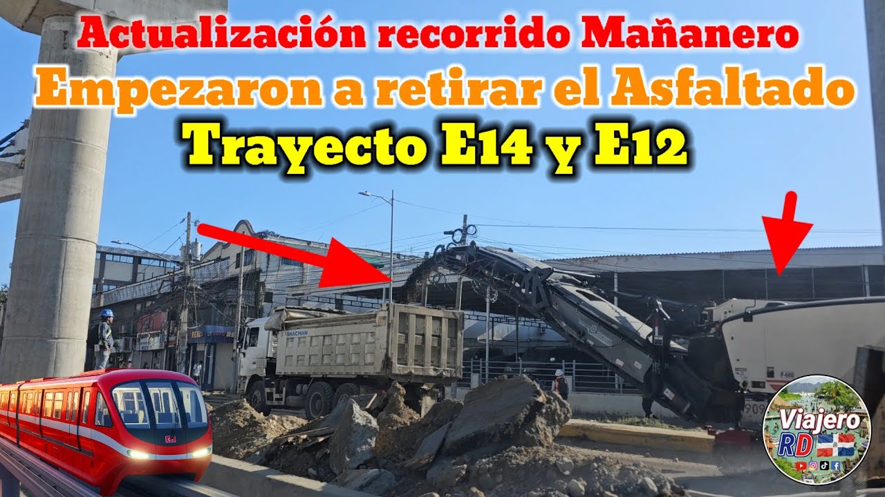 ¡Excelente! Continúan avanzando con los trabajos del Monorriel Desde E14 hasta E13