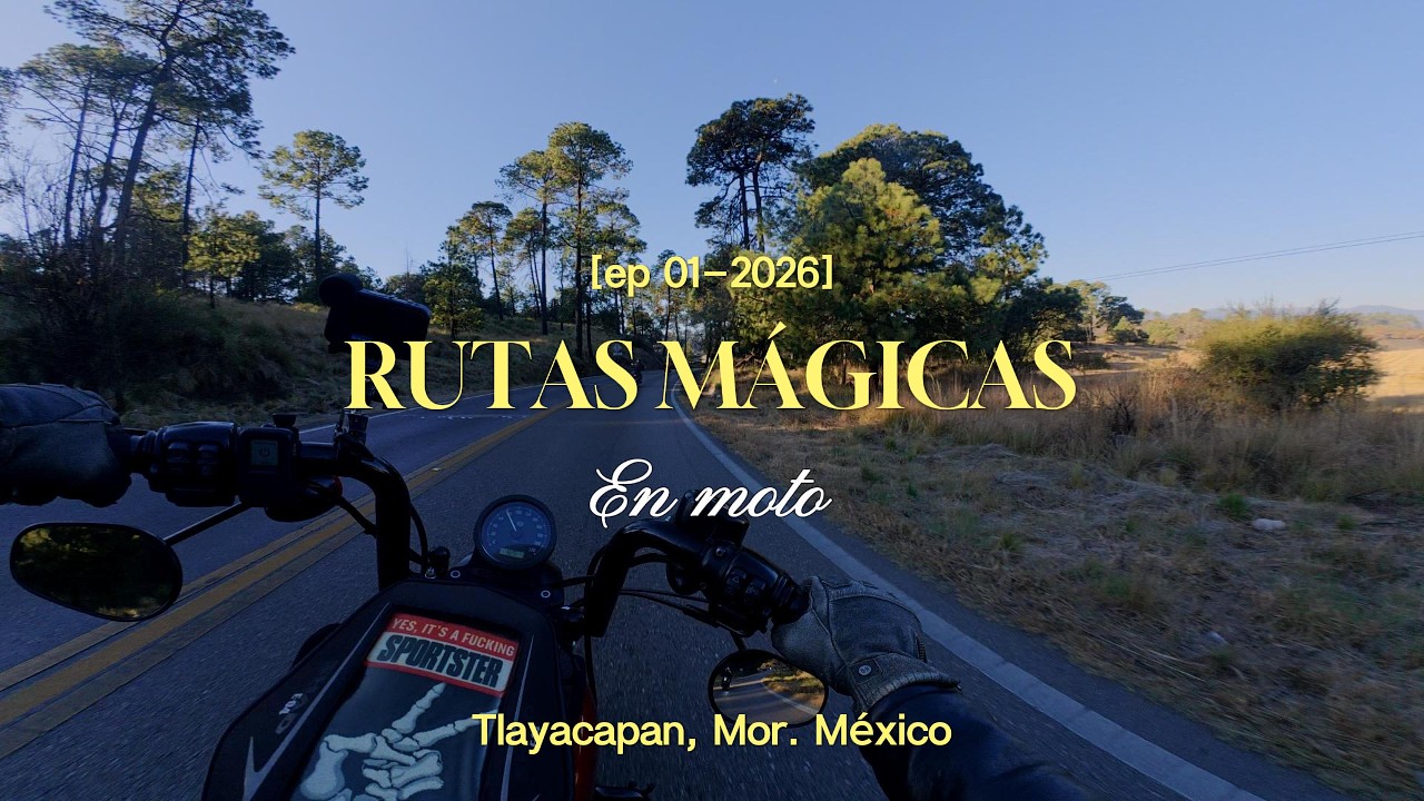 La Ruta Escénica a Tlayacapan, Morelos | Curvas de Montaña en Harley Iron 883 POV