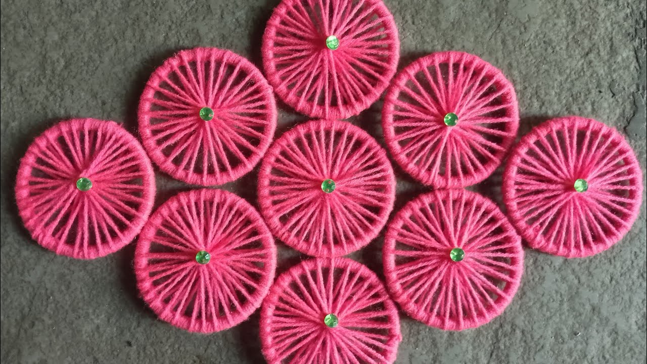 #very beautiful wall hanging decoration #ಗಾಜಿನ ಬಳೆಯ ತೋರಣ #subscribe