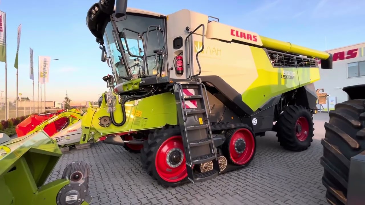 Унікальний екземпляр CLAAS LEXION 6800TT найпотужніший клавішний комбайн