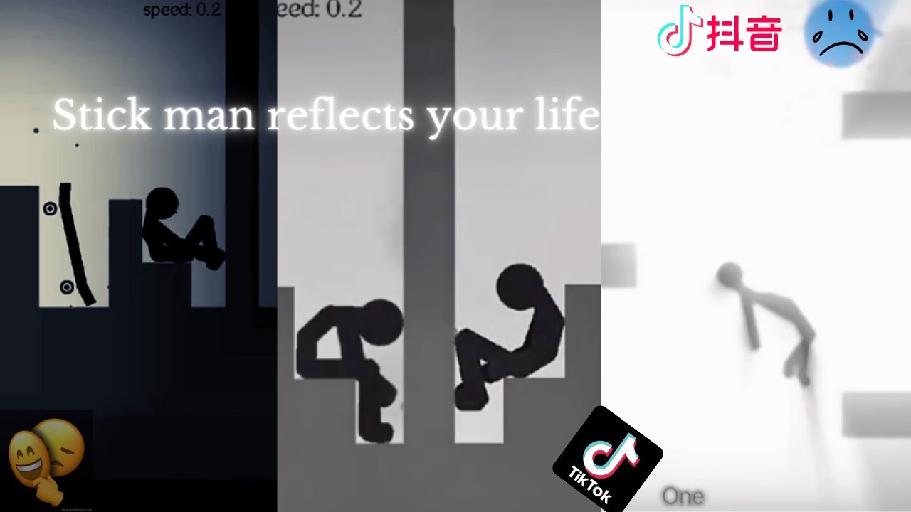 TikTok Compilation - EMO Stick Man 😢😢