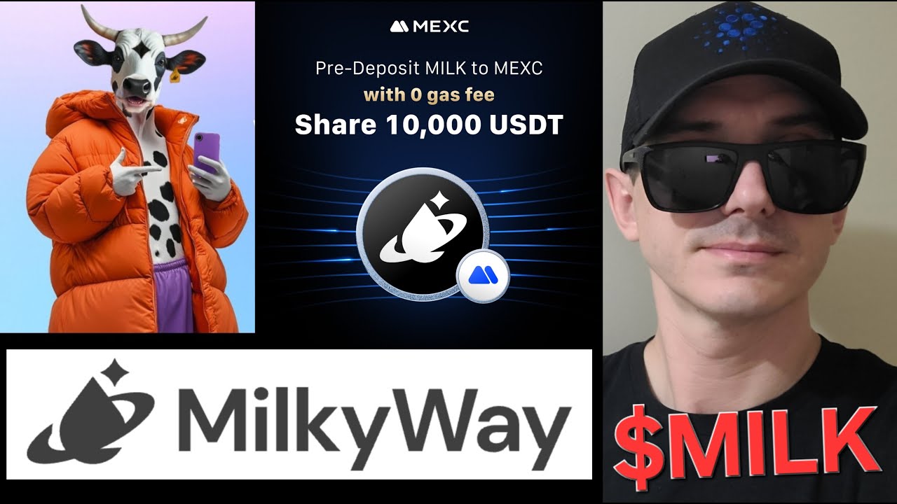 $MILK - MILKYWAY TOKEN CRYPTO COIN HOW TO BUY MILK MEXC GLOBAL AIRDROP MILKY WAY MINT CELESTIA INIT