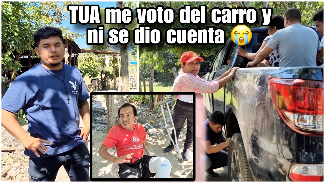 Última hora TUA hizo bajado del carro a mingo: le quiebro el pie derecho😱