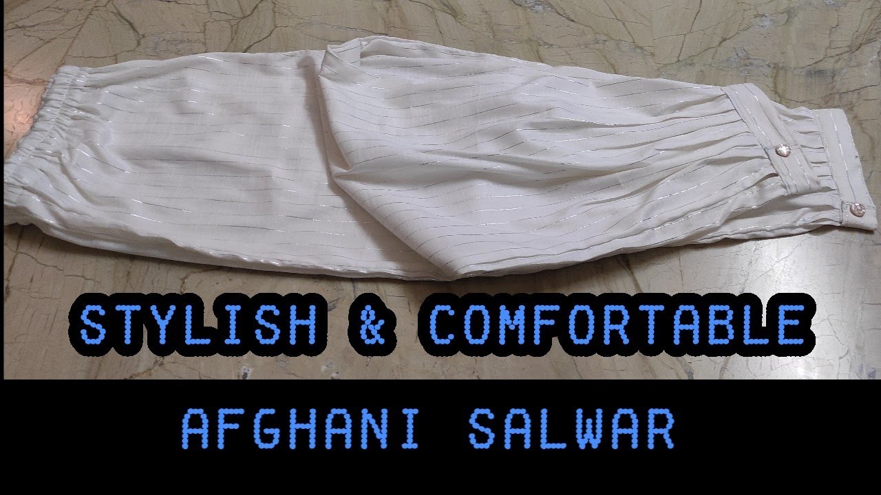 Trendy Afghani Salwar Design with Overlap Poncha/Pleated Salwar Design/Latest Afghani Salwar Design