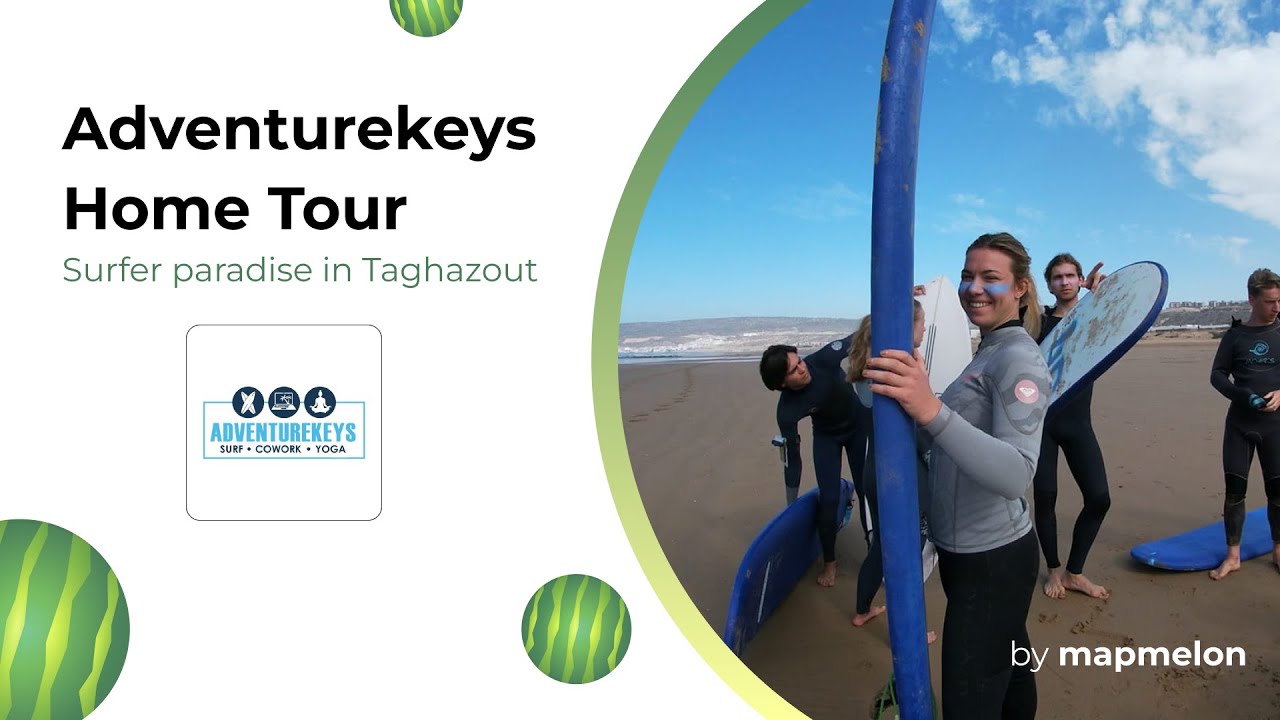 Discover Adventurekeys - A Home Tour of the Perfect Surf Coliving in Taghazout, Morocco!