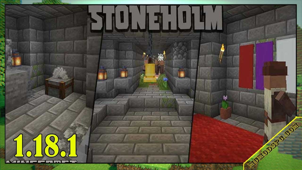 Stoneholm, Underground Villages (Forge) Mod 1.18.1 & How To Download and Install for Minecraft