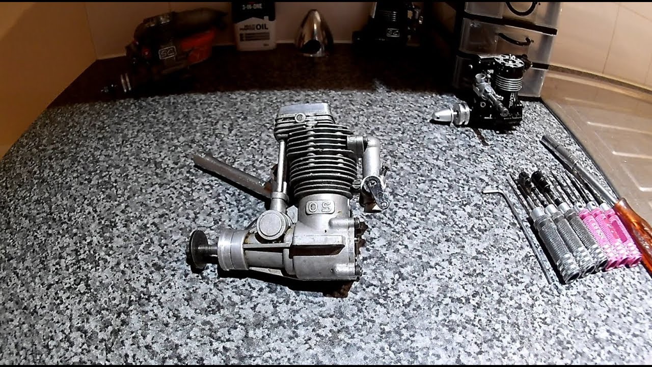 OS FS-40 (Pre-Surpass) Four Stroke Engine Disassembly