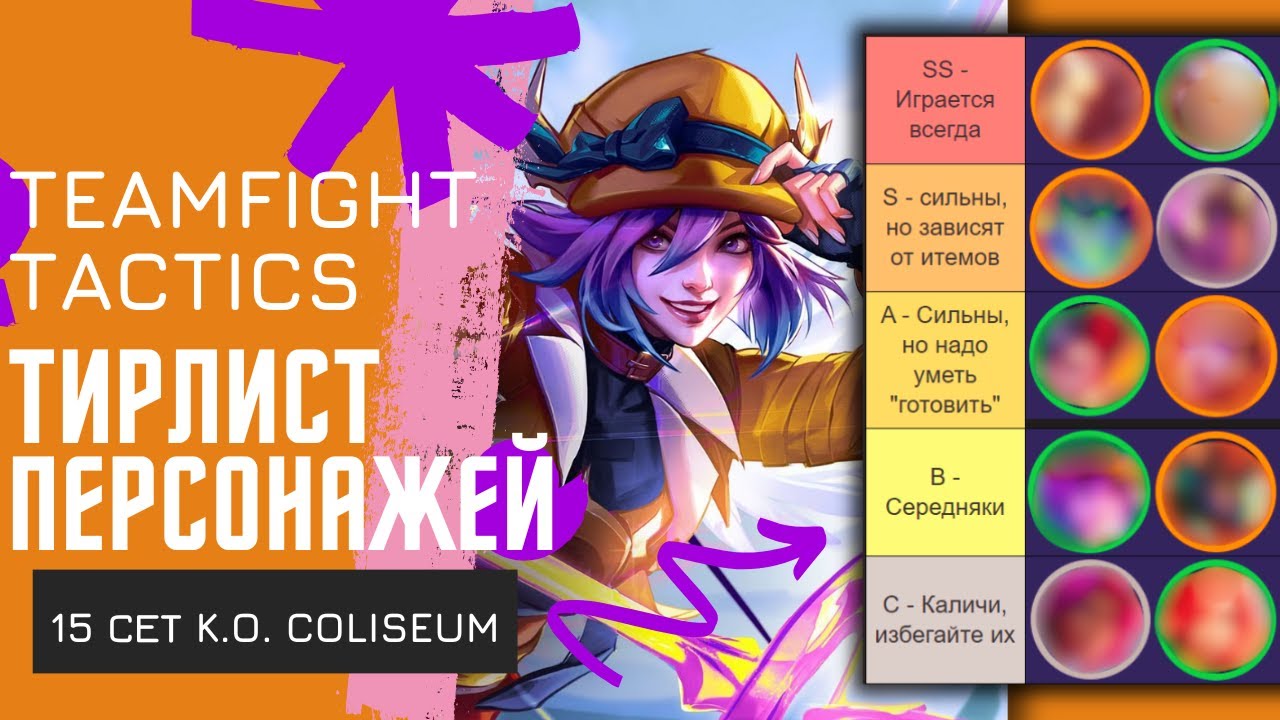 Тирлист который даст тебе фору в новом сете Teamfight Tactics!