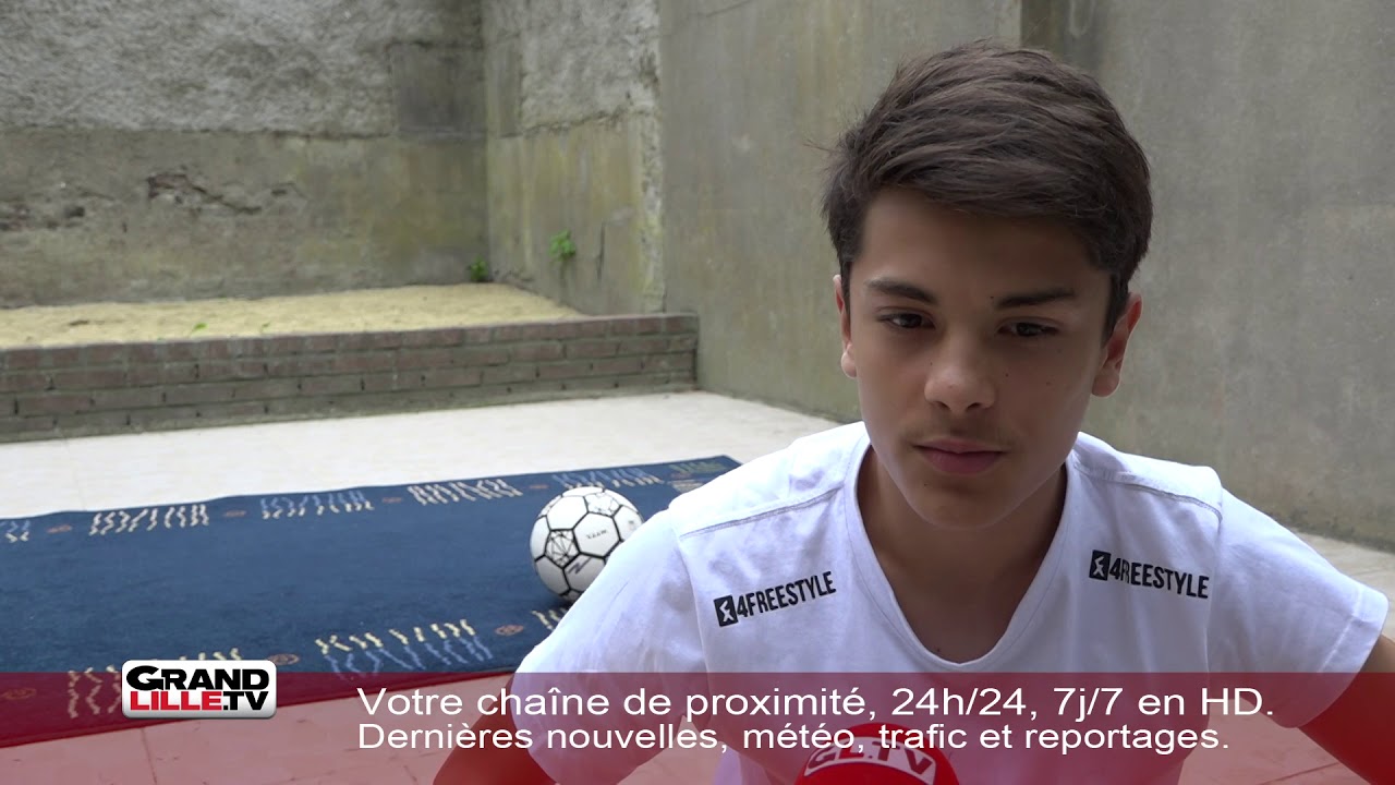 Nolan, champion du monde espoir de football freestyle