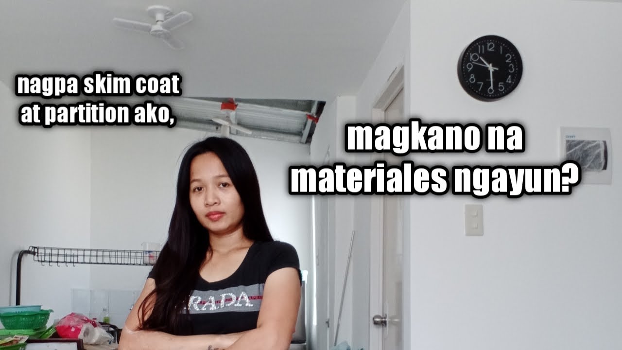 NAGPA SKIM COAT AT PARTITION AKO, MAGKANO NA ANG MATERIALS NGAYON? #sarisaristore #pagsinag