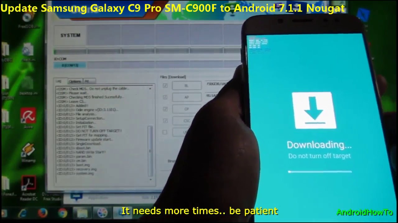 Update Samsung Galaxy C9 Pro SM-C900F to Android 7.1.1 Nougat