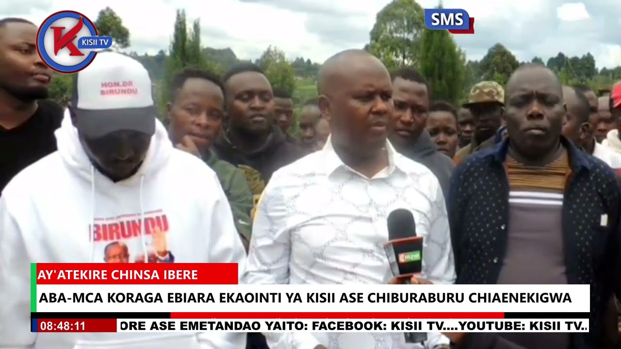 MCAs wa Kisii washtumu serikali ya Kaunti kwa kujaribu kuvuruga mikutano ya Matiang'i ya juzi