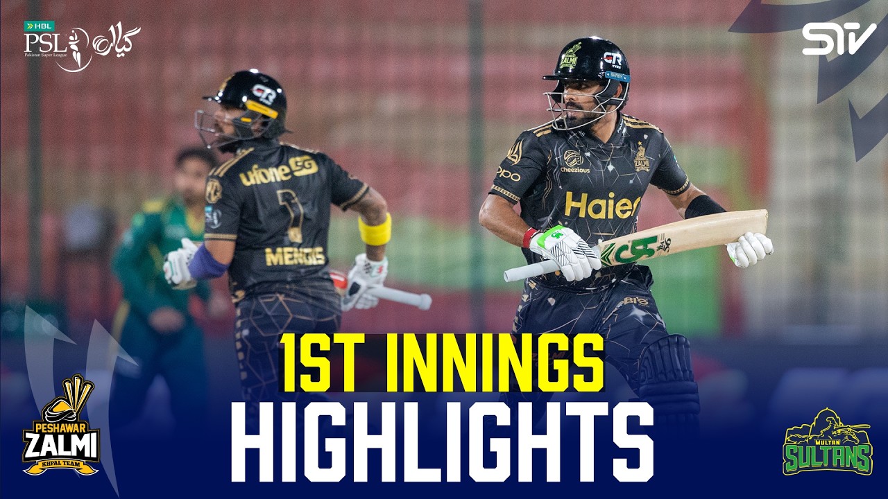 1st Innings Highlights | Peshawar Zalmi vs Multan Sultans | Match 22 | HBL PSL 11 | MZB1J