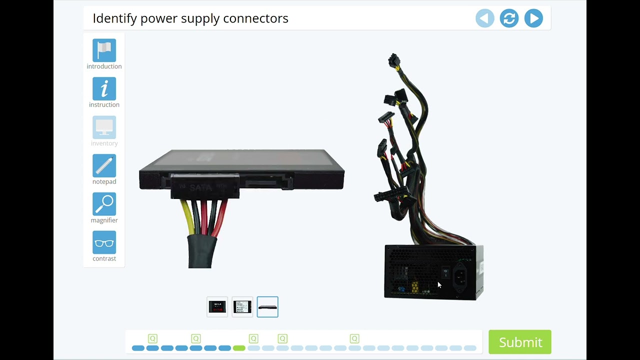 Identify Power Supply Connectors