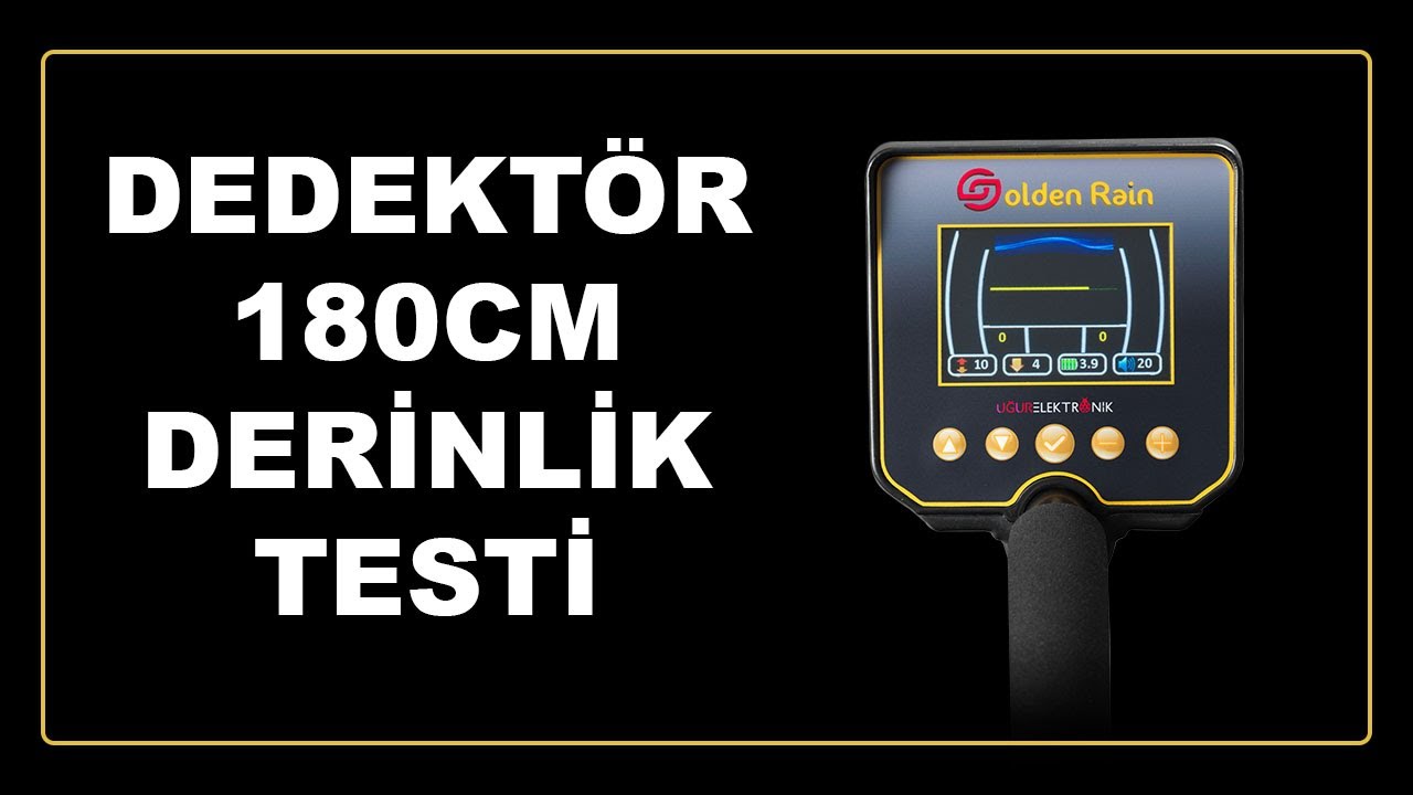 Golden Rain Dedektör 180cm Derinlik Testi