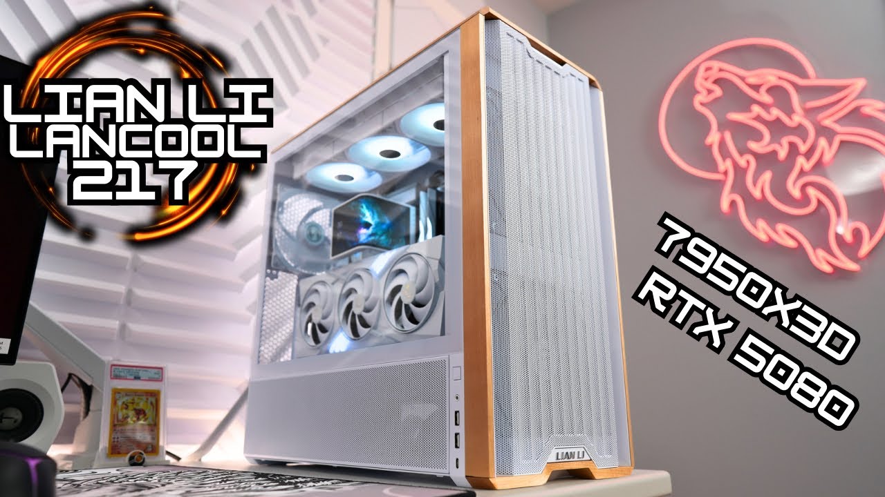 Lian Li Lancool 217 White Wood Gaming PC Step-by-Step Guide on How to Build 🔥