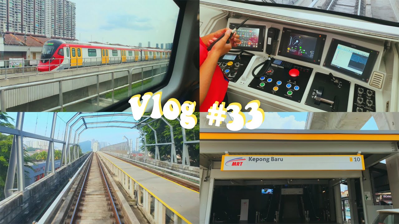 Vlog #33 | Train Vlog🚇| Operation of Phase 1 of MRT Putrajaya Line🦆💛