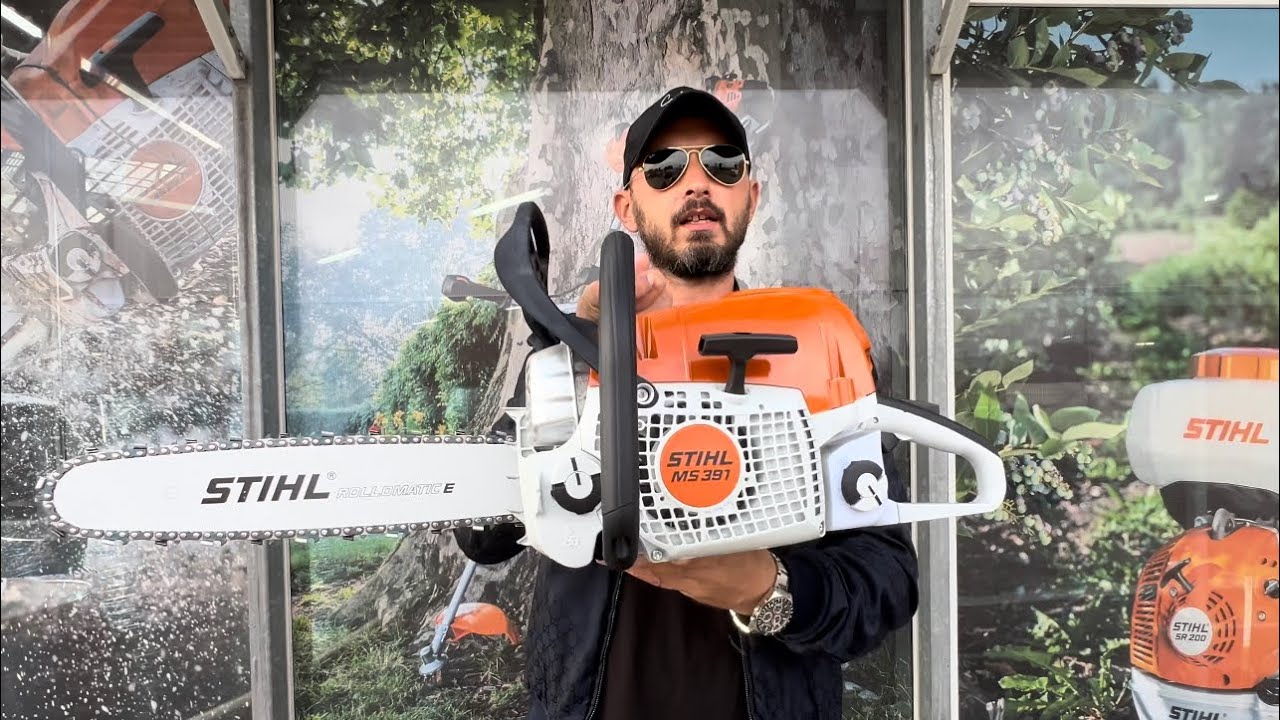 Prezentare Stihl Ms 391 la magazinul Conti din Zalau.( Stihl Ms 391 at my local Stihl dealer.)