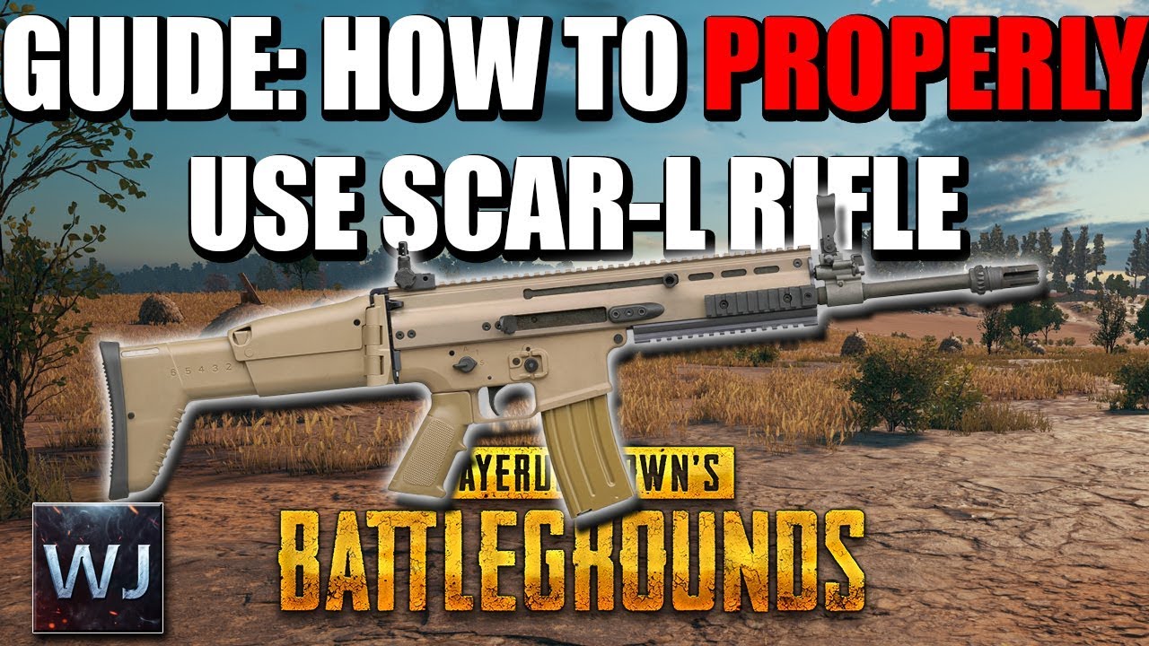 РУКОВОДСТВО: КАК ПРАВИЛЬНО использовать штурмовую винтовку SCAR-L в PLAYERUNKNOWN'S BATTLEGROUNDS...