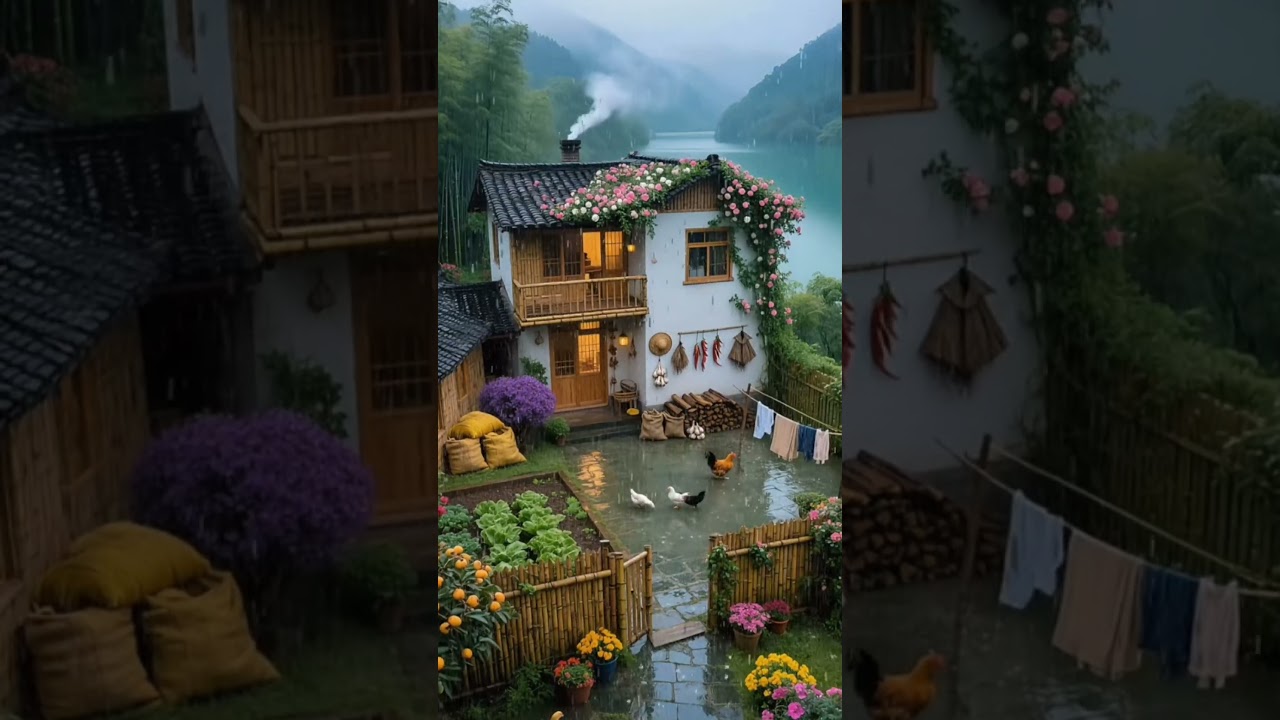 Heavy Rain🌧️⛈️🌿🛖 