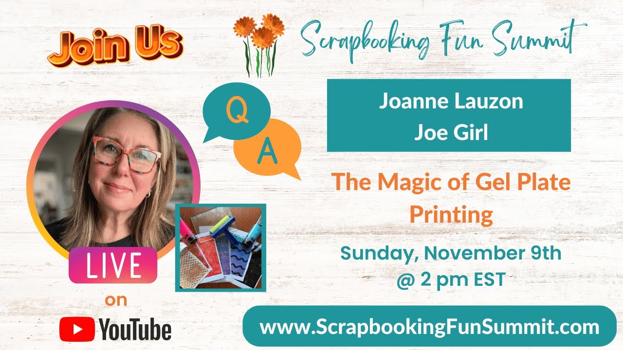 Joanne Lauzon Live Q&A – Fall 2025 Scrapbooking Fun Summit
