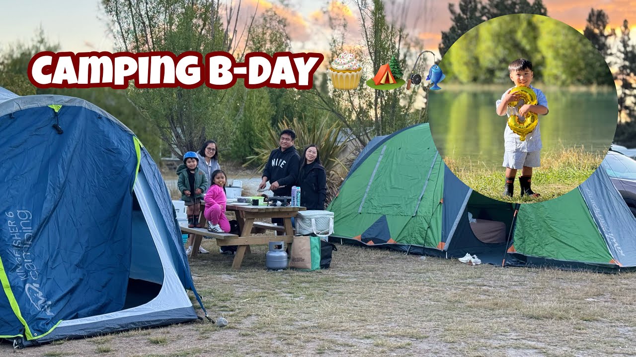 Camping | Salmon fishing | Birthday Celebration at Twizel New Zealand