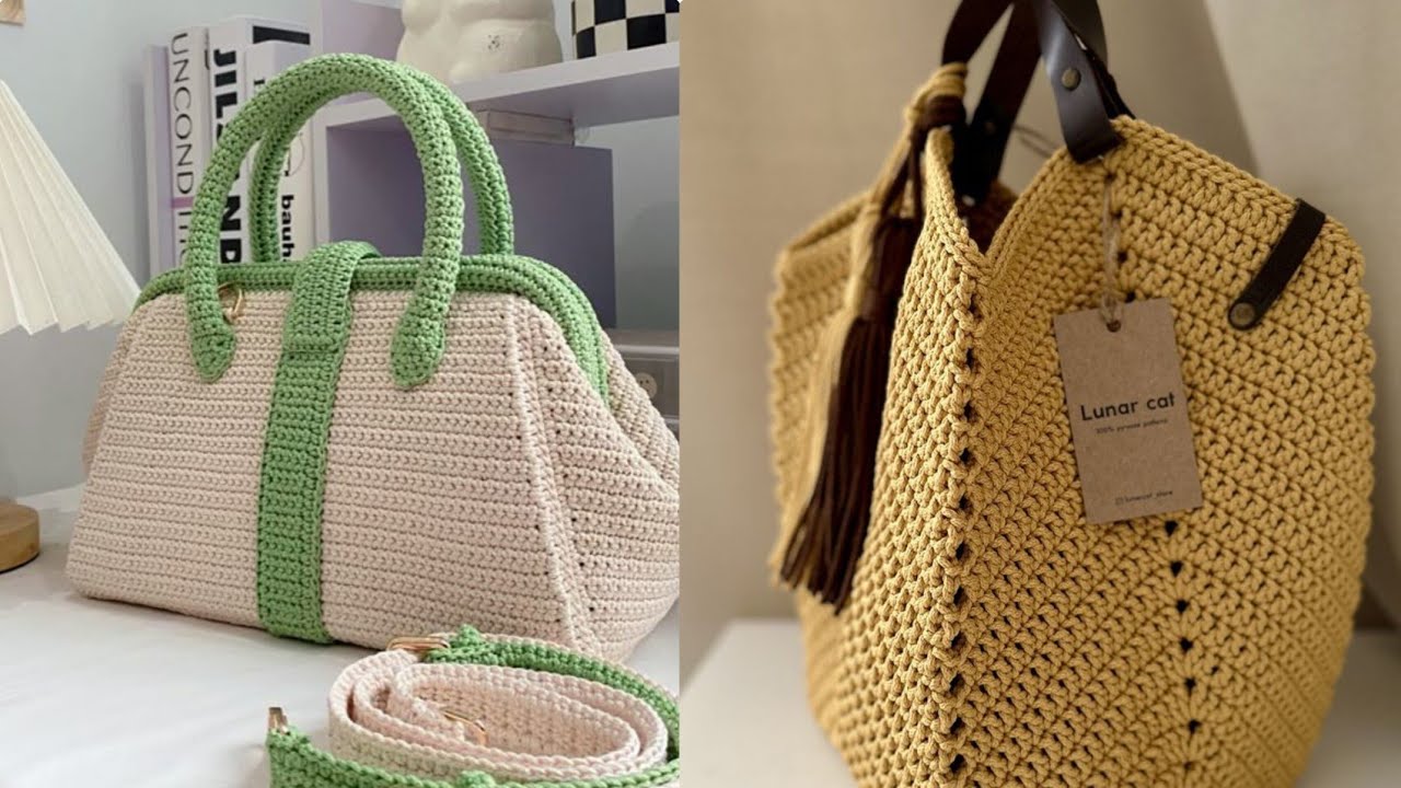 Stylish Crochet Bags You Can Make at Home//Must-See Crochet Handbags That Are Totally Adorable