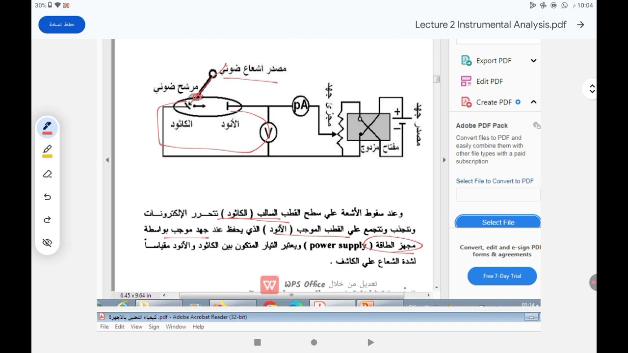 المحاضرة الثانيه الباب الاول. التحليل باستخدام الأجهزة 