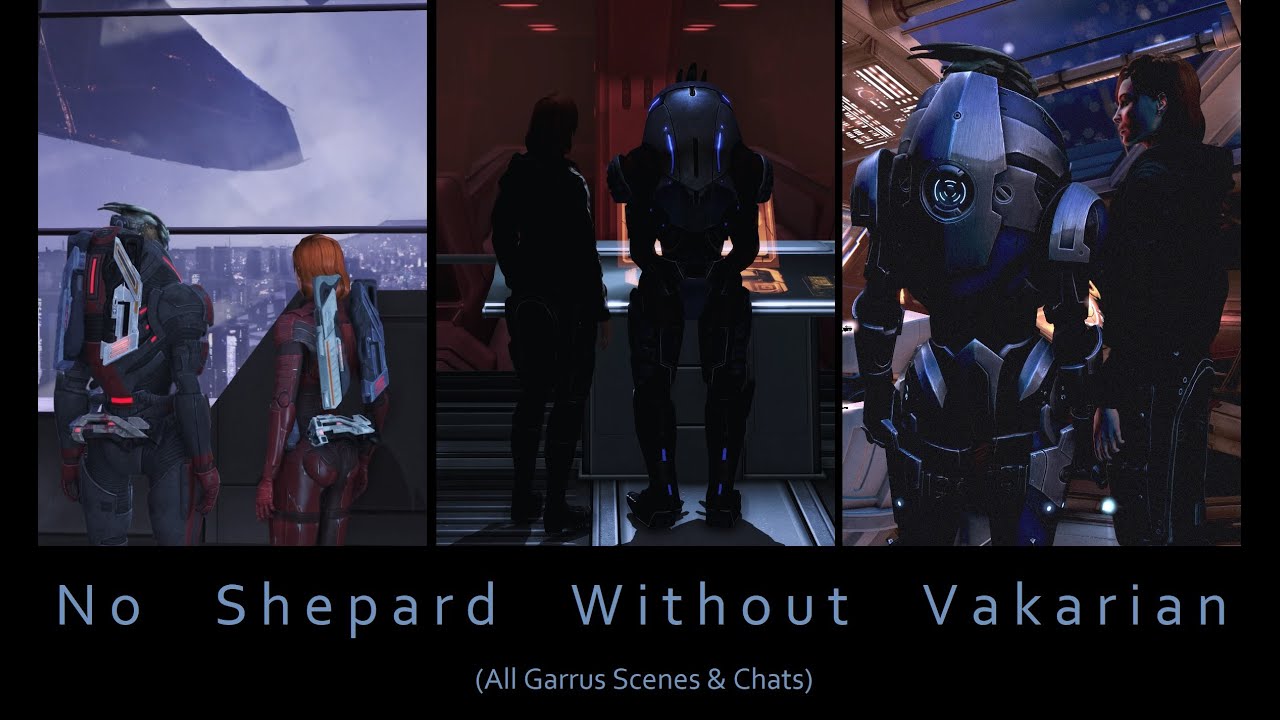 No Shepard Without Vakarian (All Garrus Scenes with Romance - Mass Effect Legendary Edition)
