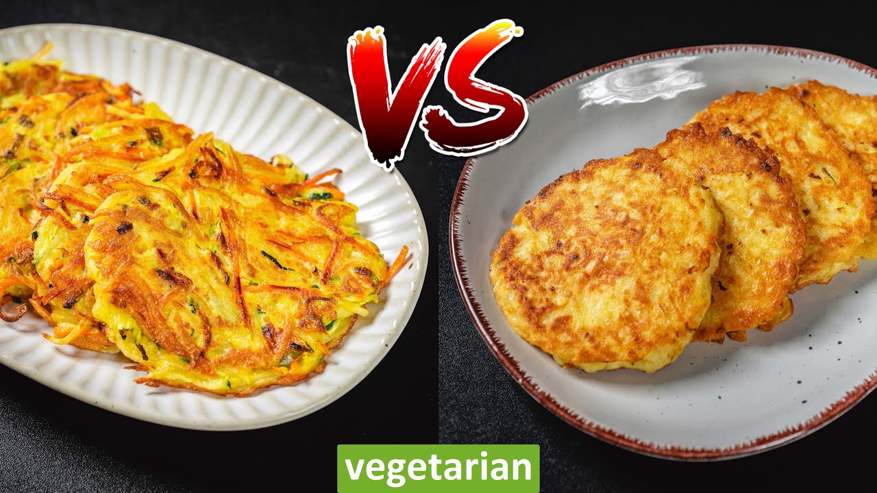 Овощные оладьи VS Картофельные оладьи【Китайские кулинарные рецепты】