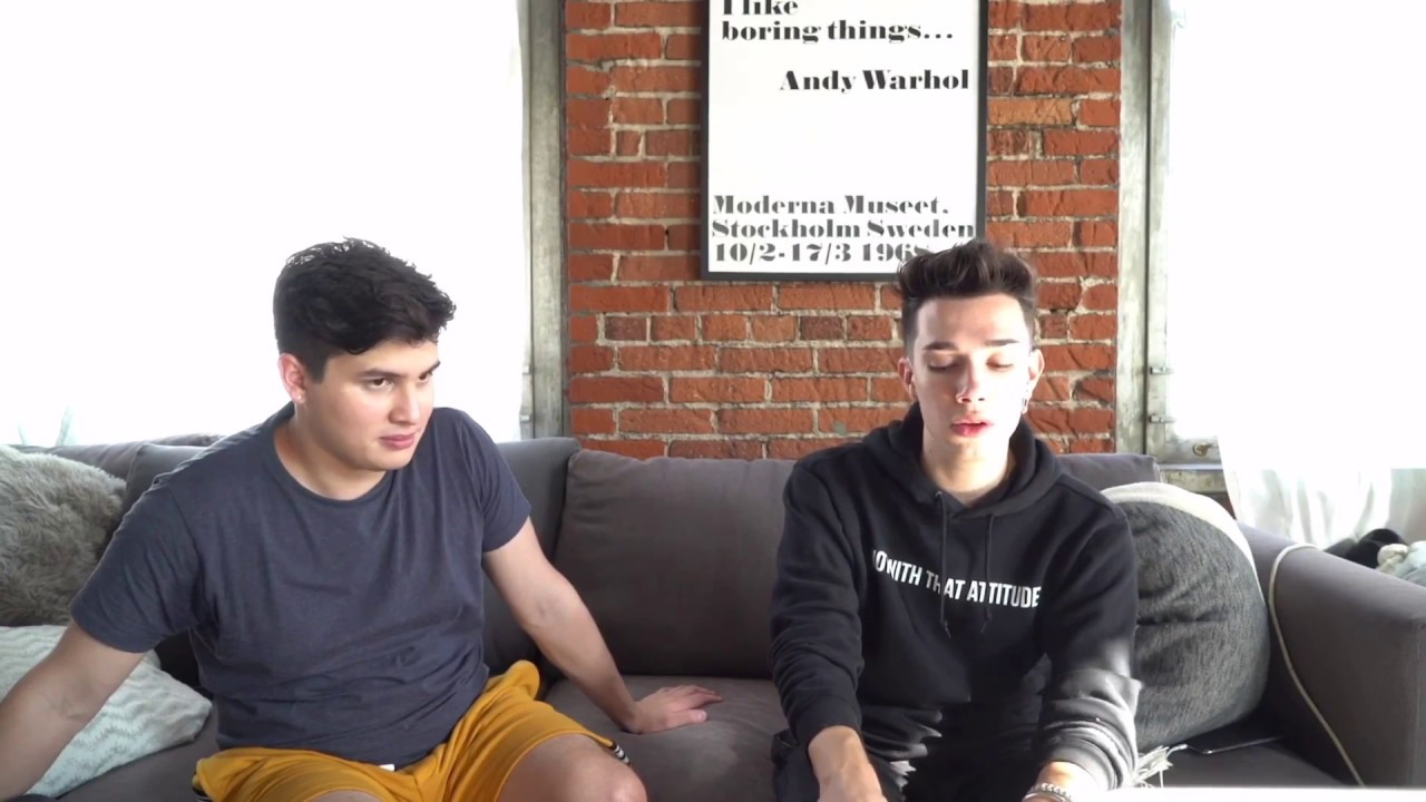 James Charles singing Sia Chandelier