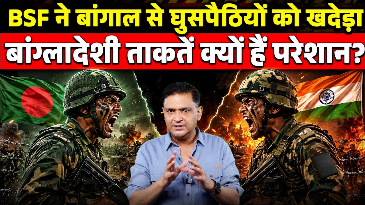 BSF vs BGB ! Tension High At Bengal Border! Major Gaurav Arya | The Chanakya Dialogues