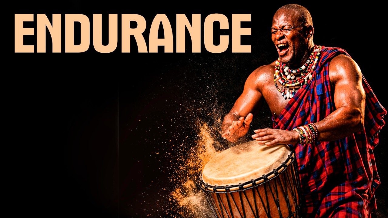 Tribal Endurance — Steady Djembe Rhythm for Mental Stamina