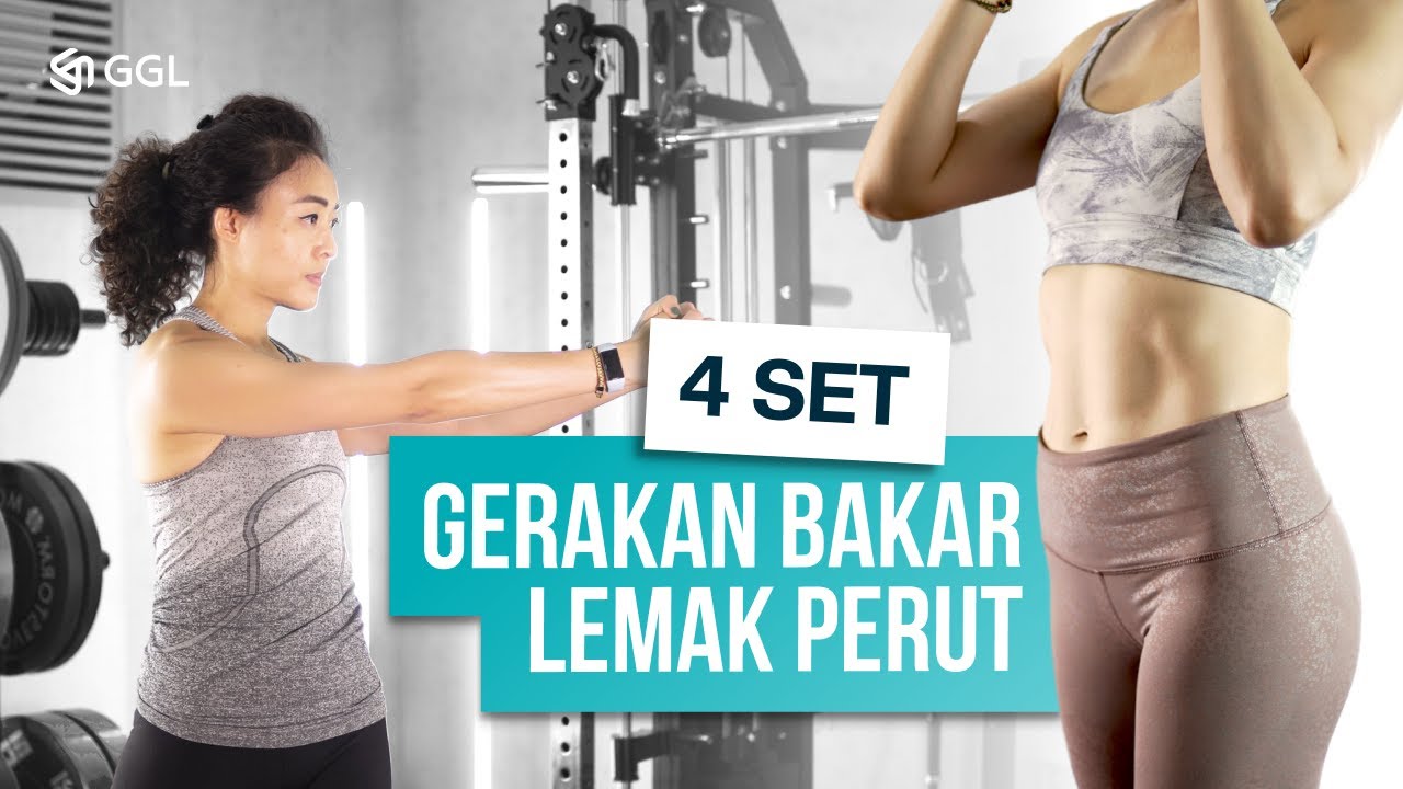 Bakar Lemak! 4 Set Gerakan Latihan Mengecilkan Perut | ABS Workout Pemula