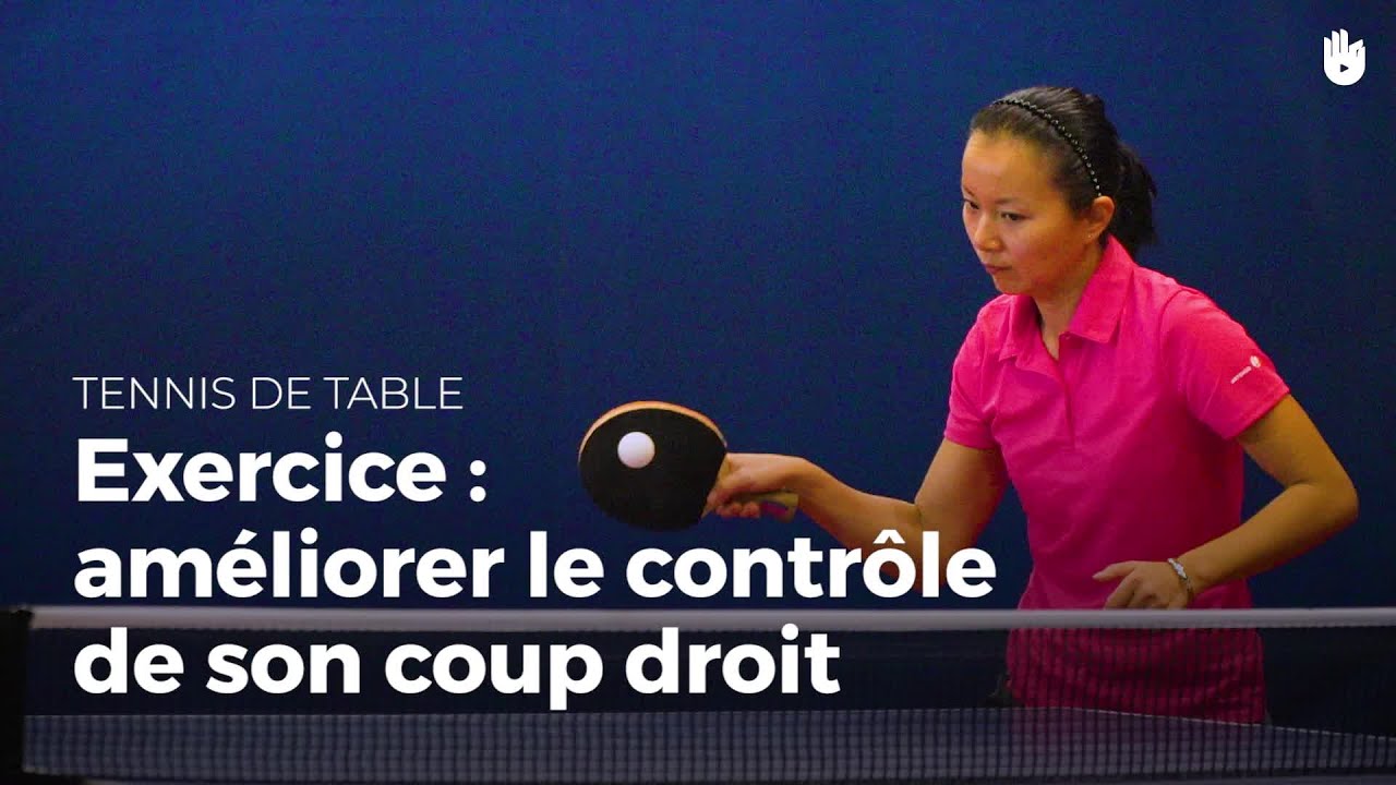 4 exercices pour améliorer le contrôle de votre coup droit | Tennis de Table