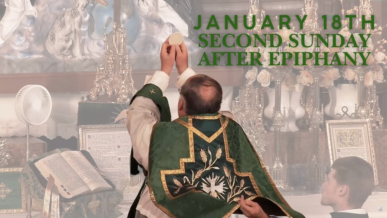 Traditional Latin Mass Live | Second Sunday after Epiphany