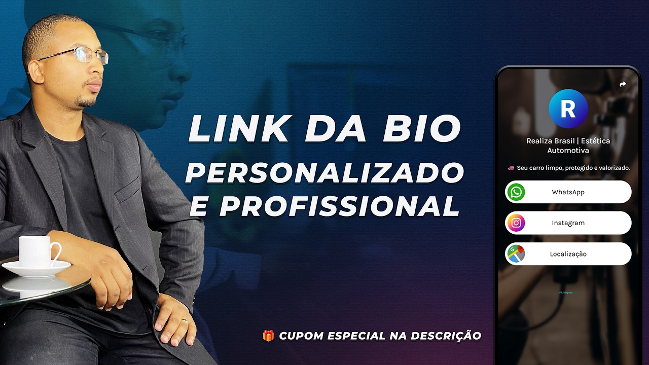 Como criar um LINK DA BIO incrível para o seu Instagram de forma rápida e fácil? | 🎁 CUPOM ESPECIAL