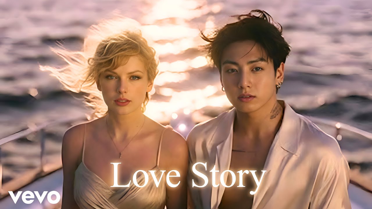 Taylor Swift & Jungkook — Love Story (Official Music Video)