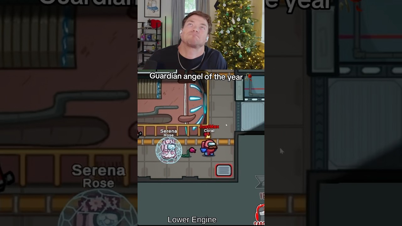 Защита, как будто нужно платить арендную плату #amongus #guardianangel