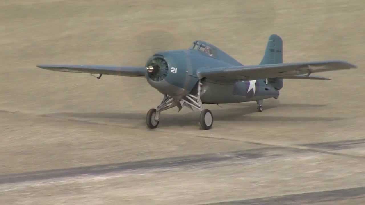 Banana Hobby BlitzRCWorks F4F Wildcat RC Warbird Airplane at NASA