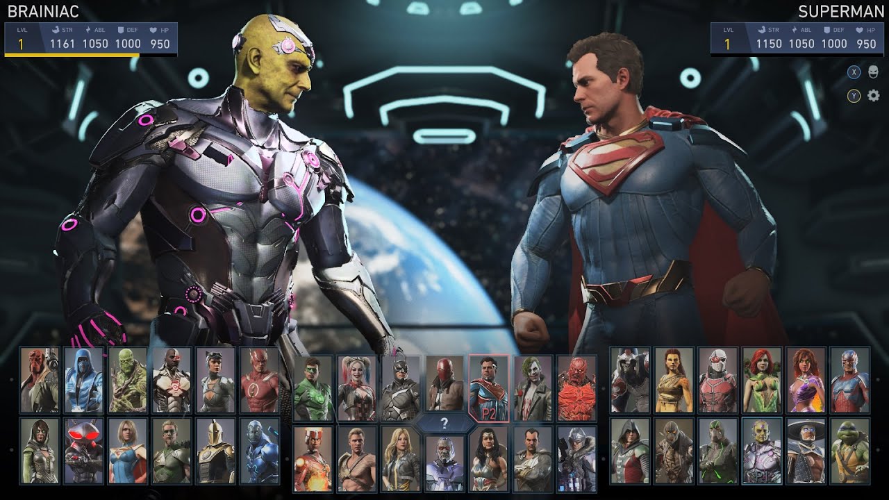 Brainiac vs Superman injustice 2