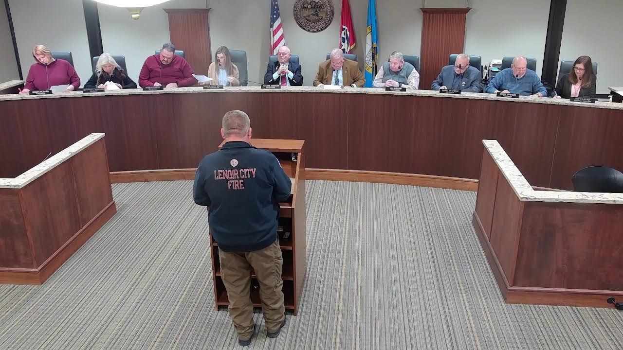Lenoir City Council Meeting 01-26-2026