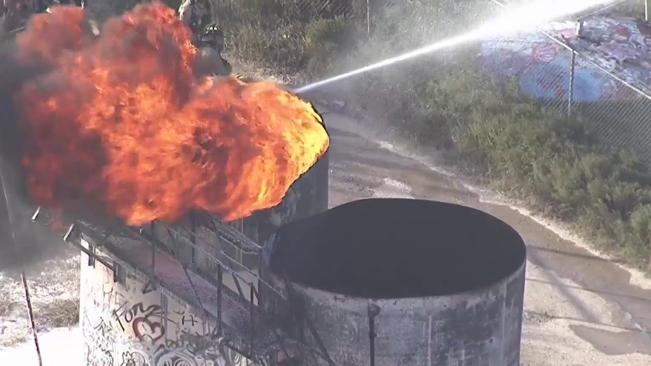 Fire at NW Harris County tank farm contained