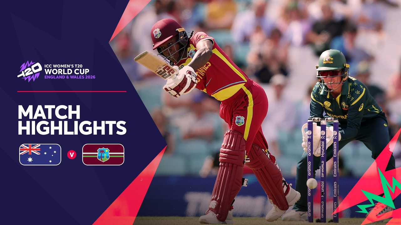 Australia v West Indies | Match Highlights &ndash; Semi Final 1 | Women's #T20WorldCup 2026