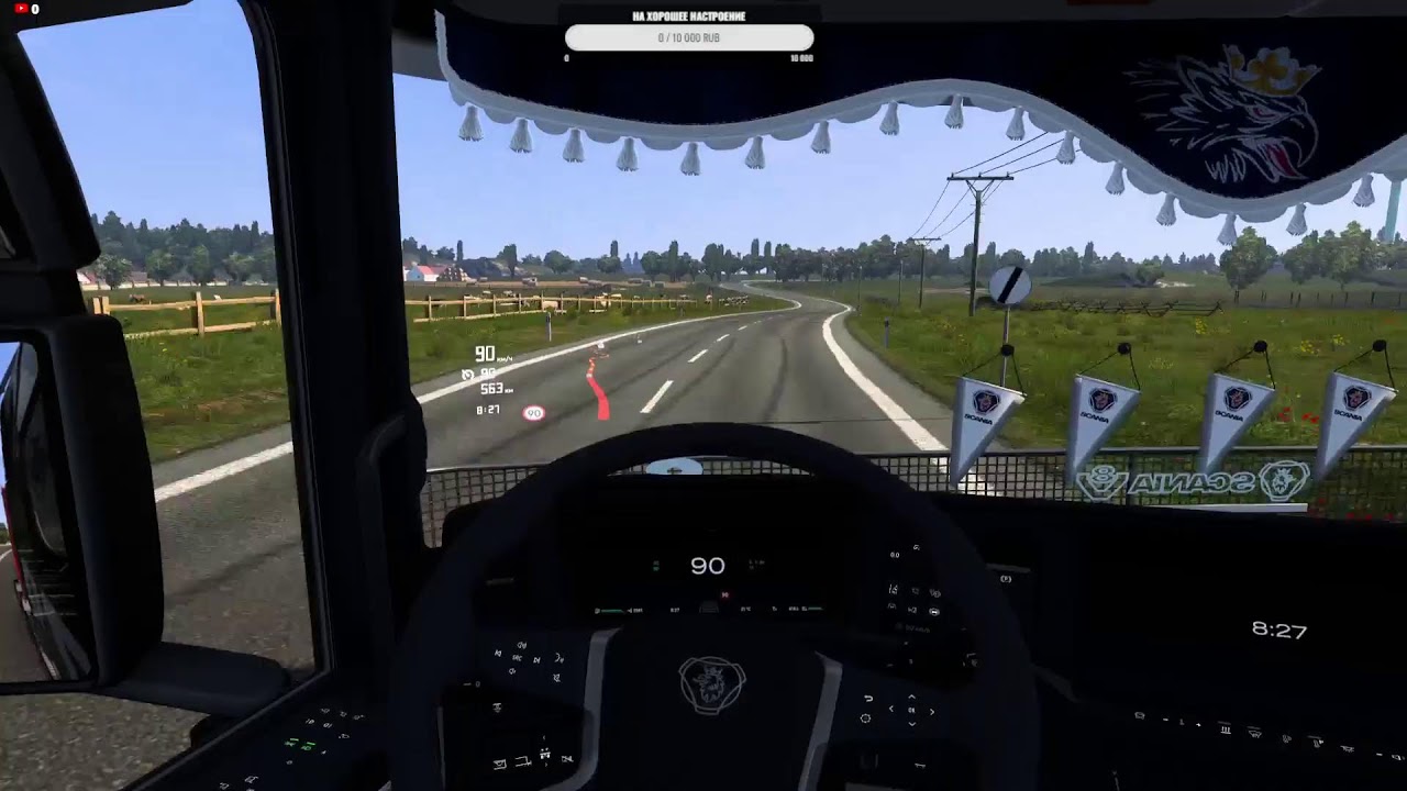 Таскаем груз в  ЕТС 2| TMP| 1.58| Scania 770