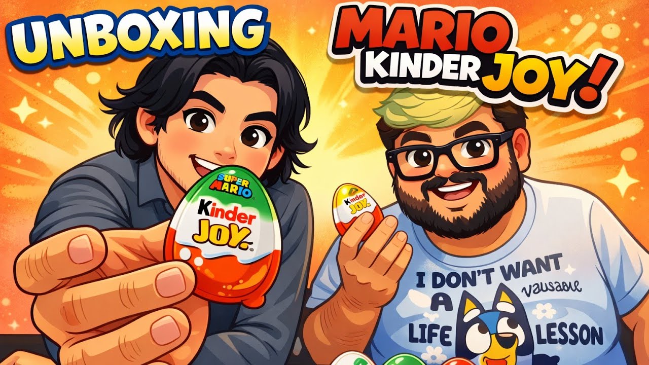 Kinder Joy Super Mario Unboxing 