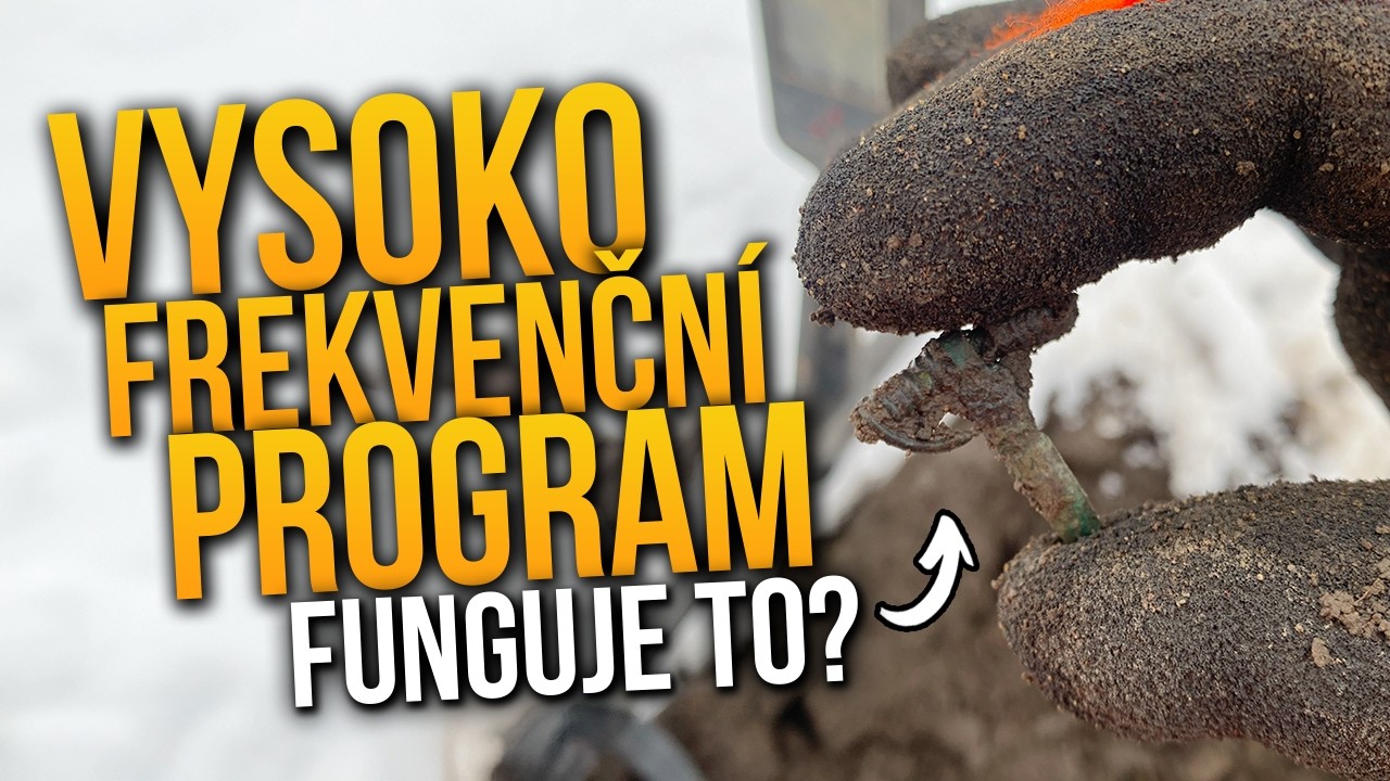 Našel jsem archeo s vysokofrekvenčním programem ve sněhu