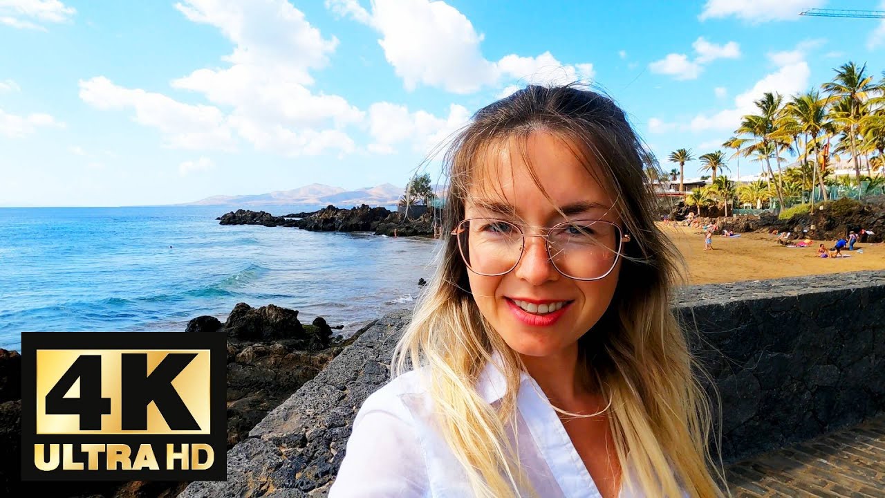 Exploring Puerto del Carmen, Lanzarote 4K