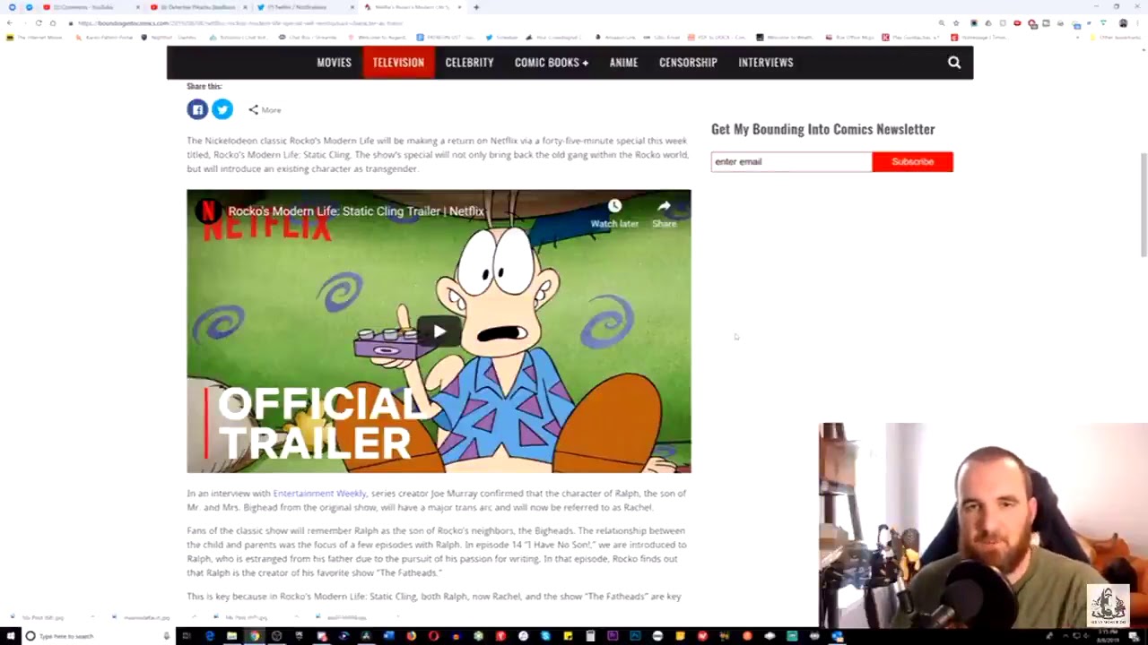 Odin's Movie Blog Doesn't Understand Rocko's Modern Life