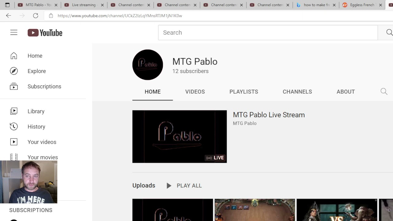 How to delete your live streams on youtube, October 2021